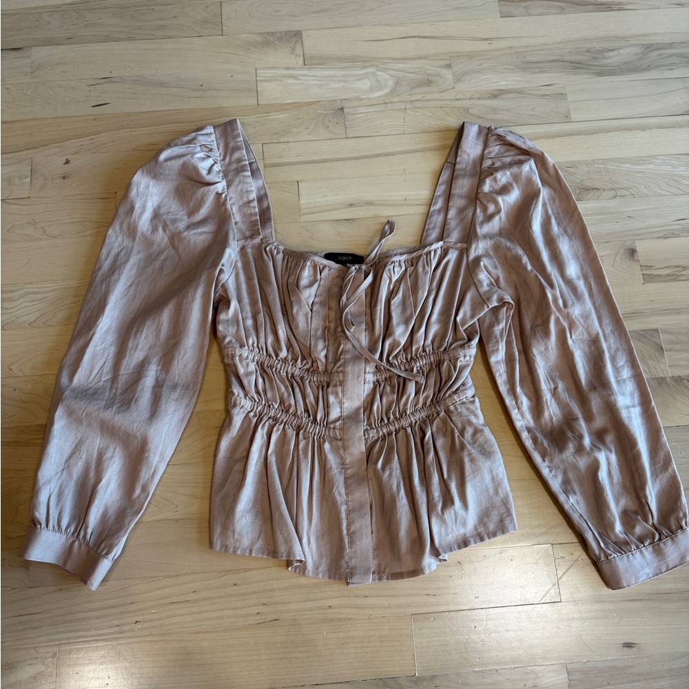 J. Crew Women's Blouse in Tan